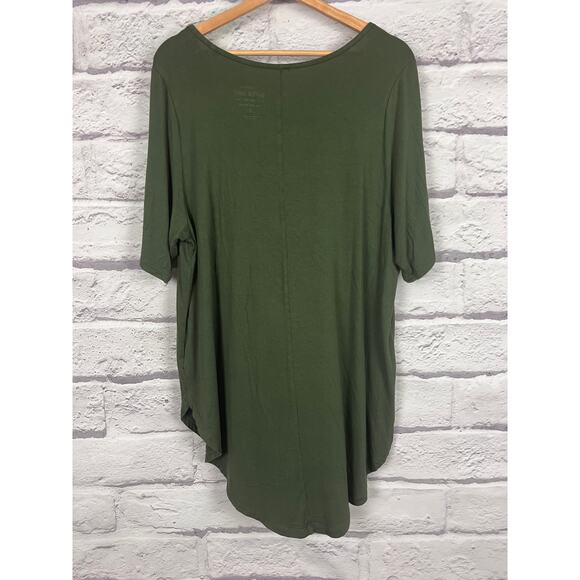 Torrid Womens 3X Minimalist Staple Leisure Modest Boho Super Soft Knit Tunic Tee - Picture 4 of 12